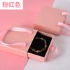 Caja Cajón Portátil para Joyas Aretes Collares Anillos Joyero Negro Cartón Almacenamiento Aretes Colgantes