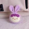 Nuevo Lindo Llavero de Caqui Fresa Crochet de Fruta Accesorios Colgantes para Bolso de Coche Cosas Buenas Suceden Colgante de Lana
