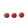 Peças de Escultura de Raiz de Tomate Rosa, Contas Soltas, Acessórios para Pulseira de Contas Artesanal DIY, Atacado Decorativo