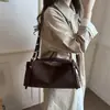 2026 Invierno Nuevo Estampado de Leopardo Personalidad Textura de Moda Bolso de Hombro Único para Debajo del Brazo Bolso de Mano Casual Retro Simple Bolso Mujeres