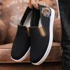Zapatos de Lona Transpirables Ligeros con Suela Suave, Nuevos Zapatos de Tela Slip-On Bordados de Estilo Étnico, Versátiles Zapatos de Tela para Hombre Old Beijing