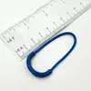 Tirador de cremallera en forma de U Cuerda de cola semicircular en forma de U de PVC Etiqueta de tracción para equipaje Colgante decorativo para cabeza de cremallera