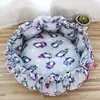 Tapete para ninho de gato, casinha redonda, ninho de gato, universal para quatro estações, interno, ninho, tapete de ninho de abóbora pequena, suprimentos para ninho de animal de estimação, pequeno