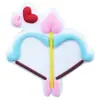 Ventas Directas de Fábrica Encantos para Zapatos Croc Día de San Valentín Material de Goma Blanda de PVC Clips para Zapatos DIY Sensación de Alta Gama Accesorios para Zapatos Croc