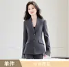Conjunto de duas peças de moda profissional outono e inverno transfronteiriço, tendência, design de alta qualidade, blazer preto de renda e calças pantalona femininas