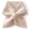 Braga de punto de cachemira lisa y versátil, unisex, estilo coreano, para protección del cuello, calor y moda