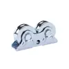 Riel de Piso para Puerta Corredera en Forma de U en Forma de V Rueda Integrada con Polea Rueda Doble de Hierro Fundido Tubo Cuadrado Redondo Puerta Corredera Direccional Doble Polea