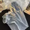 Jeans Masculino Largo Reto Moda de Rua Ins Tendência Fino Casual Perna Larga Calça Longa Versátil para Adolescentes