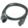 Cable de Extensión de Cola de Pin C13c14 Fuente de Alimentación PDU Servidor Enchufe Macho y Hembra Cable de Fuente Enchufable Chasis Computadora Enchufe de Tres Pines Macho y Hembra