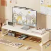 Soporte elevador para ordenador de escritorio, base elevadora de pantalla de monitor de escritorio para estación de trabajo, estante de almacenamiento, soporte elevador para escritorio de oficina