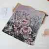 Toalla Gaoyang Lirio Coreano Jacquard Algodón de Cuatro Capas Gasa Cuadrada Grande Toalla de Mano Toalla de Cocina Precio de Fábrica Venta al por Mayor