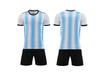 Uniforme de Treino da Argentina 24-25 Camisa de Futebol Roupas Infantis Tamanhos Adultos 14-3XL