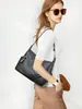 Bolso de Hombro para Mujer 2024 Otoño Nuevo Elegante Simple Bolso de Madre Color Sólido Bolso Cruzado Portátil Casual para Mujer
