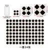 Renovación de pared impermeable para baños, pegatinas de azulejos autoadhesivas de PVC, calcomanías de pared con patrón geométrico moderno a prueba de aceite para cocina