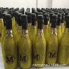 Botella de Champán Vino Espumoso Estilo Nuevo con Decoración de Diamantes para Fiestas, Botella Vacía DIY de Vidrio para Vino de Uva con Diamantes