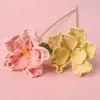 Floricultura Produto Novo Acabado Flor Desabrochando Feito à Mão Lã Tricotada Galho de Flor Platycodon Buquê Acessórios Decorativos Atacado para Namorada