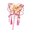 Linternas del Festival de Medio Otoño cuidadosamente seleccionadas, linternas de mariposa resplandecientes, palitos retorcidos, materiales para manualidades, linternas de conejo portátiles para niños
