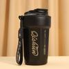 Taza de Café Octagonal de Acero Inoxidable 316 de 450 ml con Asa y Tapa, Taza de Coche al Vacío, Taza Termo para Café