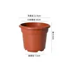 Maceta de Plástico para Orquídeas Grandes y Potos, Maceta de Galón, Engrosada y Duradera con Base, Adecuada para Plantas de Jardín y Plantas en Maceta
