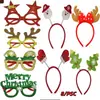 Gafas Navideñas Factory Cross-Border Amazon Temu Xiyin Set de Gafas Navideñas Suministros para Fiestas Navideñas