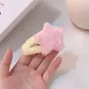 Osito de Mantequilla Lindo Pasador para el Cabello de Mujer Dibujos Animados de Felpa para Flequillo Lateral Pasador Ins Nicho Todo-partido Tocado Accesorios para el Cabello