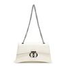 Bolsa Chanel Estilo Nova Bolsa de Alto Valor Bolsa Feminina de Ombro com Corrente na Moda Bolsa Crossbody Simples e Combinada
