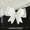Parche Bordado de Lazo de Encaje de Dibujos Animados Lindos Accesorios para Diario DIY Broche Pasador Adornos para Joyería Parche de Tela