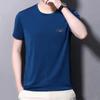 Camiseta de Verano de Manga Corta para Hombre Tops de Manga Corta de Seda de Hielo Deportivas de Secado Rápido Camisetas Interiores Transpirables de Manga Corta Venta al por Mayor Dropshipping