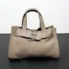 Nuevo Modelo de Bolso para Viajes Diarios Hecho de Cuero Togo de Primera Calidad, Bolso de Mano Grande de Cuero, Bolso Tote de Cuero Genuino para Hombro y Cruzado