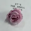 Nueva Flor de Camelia Fruncida de Simulación Flores de Rosa Pequeñas Flores Hechas a Mano para Manualidades Caja de Regalo de Flores Accesorios para Ropa Tocado Pasador de Pelo