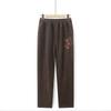 Pantalones de Mamá Pantalones Rectos Holgados Primavera y Otoño Pantalones de Pana Otoño e Invierno Forrados de Felpa Pantalones para Mujeres de Mediana Edad y Adultas Mayores Abuela