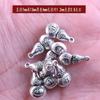 Colgante pequeño de plata de Xizang calabaza de plata Hecho a mano diy Material de plata de Xizang Accesorios de colgante para joyería Colgante de plata de Xizang accesorios de joyería de plata