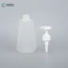 Nueva Botella de Aceite de Baño de 320 ml, Material de Empaque Cosmético Transparente de PE de Pared Gruesa, Botella con Cabezal de Bomba de Presión de Forma Especial, Botella Vacía de Plástico