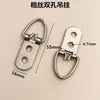 Accesorios para Marcos de Fotos Hebilla para Colgar Anillo en D Gancho Invisible Clavo de Metal Gancho de Ferretería Accesorios para Colgar Marcos de Fotos Hebilla Oculta para Colgar Accesorios para Colgar Cuadros con Sierra