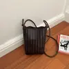 Coleção Outono 2026: Bolsa de Mão Pequena Tecida de Luxo, Bolsa de Ombro Feminina, Bolsa Saco, Bolsa Transversal para Celular, Bolsas Femininas no Atacado
