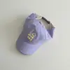 Sombrero de Verano para Niños Qiunan Estilo Nuevo Transpirable con Parte Superior Abierta Protección Solar Macaron Visera Gorra de Béisbol para Bebé