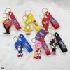 Nuevo Colgante Llavero de Dibujos Animados de Sonic, Adorno para Mochila de Sonic Supersónico, Muñeca de Caja Ciega, Juguete de Goma Suave