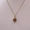 Collar de Flor de Trébol de Cuatro Hojas Giratorio con Circonita Roja, Cadena para Clavícula Anti-Estrés, Accesorio Versátil