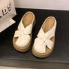 Sapatos Plataforma para Mulheres Baixas, Meias Romanas, Novos Sandálios de Verão 2025 com Trama Vazada e Bico Fechado para Uso Externo Feminino