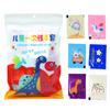 Guantes desechables para niños embalaje independiente estudiante catering grado alimenticio PE niños pintura guantes de plástico transparente