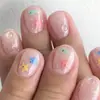 Fuente del Fabricante de Calcomanías de Uñas Personalizadas DIY Lindas de Dibujos Animados Cara Sonriente Pequeños Animales Pegatinas para Uñas Joyería Oem