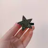 Pente de cabelo quebra-cabelo estrela de strass de aparência elevada artefato de acabamento para cabelo quebrado pente de inserção de grampo de cabelo para meninas modelador de cabelo colher traseira invisível