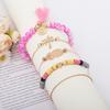 Popular Europeo y Americano Transfronterizo Corazón de Piña Coco Borla Cuentas Rosas Cuentas de Arroz Juego de Joyería de Pulsera al por Mayor