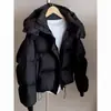 Chaqueta de algodón con relleno estilo otoño e invierno para mujer, corta, nueva de invierno 2025, versión coreana, holgada, engrosada, abrigo tipo pan