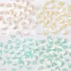 Acessórios para Nail Art: Pétalas e Folhas de Lírio de Resina 3D, Flores de Lírio de Cinco Pétalas, Decorações de Unha Usáveis, 50 Peças