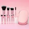 Set de Pinceles de Maquillaje Rt10 Transfronterizo, Set Completo de Pinceles con Todos los Tipos, Portátil y Fácil de Usar, Set Pequeño de Pinceles para Maquillaje de Retoque