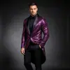 Moda Nueva Primavera y Otoño 2026 Traje de Lentejuelas AliExpress Comercio Exterior Traje de Hombre de un Botón Esmoquin