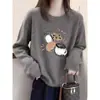 Camiseta de manga larga con cuello redondo De Rong, moda femenina, nuevo estilo 2026, top versátil y moderno como capa base para otoño