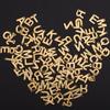 26 letras inglesas pingente pequeno de aço inoxidável 12mm aço titânio impermeável pingente pequeno DIY joias acessórios pulseira pendurada