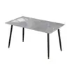 Mesa de Jantar de Ardósia de Luxo Nórdico para Casa Apartamento Pequeno Moderna Simples Fornecedor Direto Fábrica Vários Tamanhos de Mesa